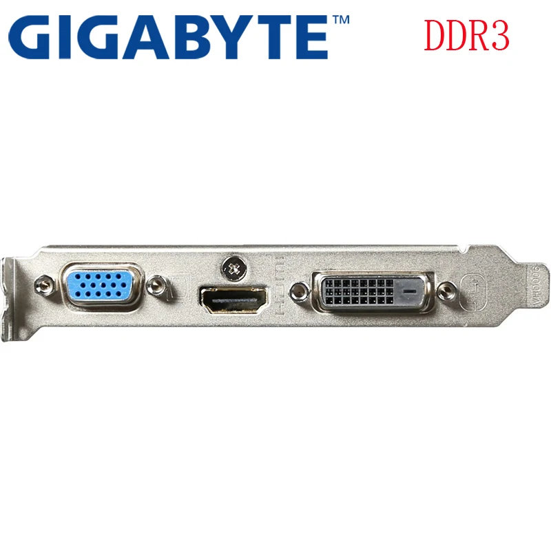 GIGABYTE Graphics Card GT710 1GB 64Bit GDDR3/GDDR5 Video Cards for nVIDIA Cards Geforce Original GT 710 1G Used Hdmi Dvi game graphics card for gaming pc
