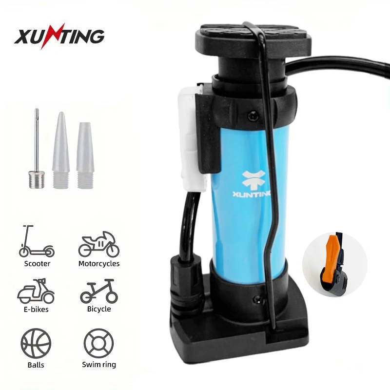 Bike Pump Portable Mini Cycling Hand Air Pump High Pressure Ball MTB Road Bicycle Tire Inflator Schrader Presta Valve