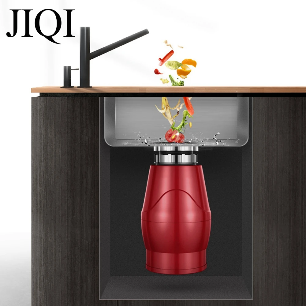 JIQI Food Waste Disposer 560W Food Residue Garbage Processor Sewer Rubbish Disposal Crusher Grinder Kitchen Sink Appliance 5