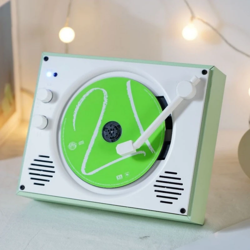 Classico Retro Lossless Ascolto Dell'Album Home Cd Player Altoparlanti Bluetooth Wireless Montati A Parete Supporto Riproduzione Del Disco U