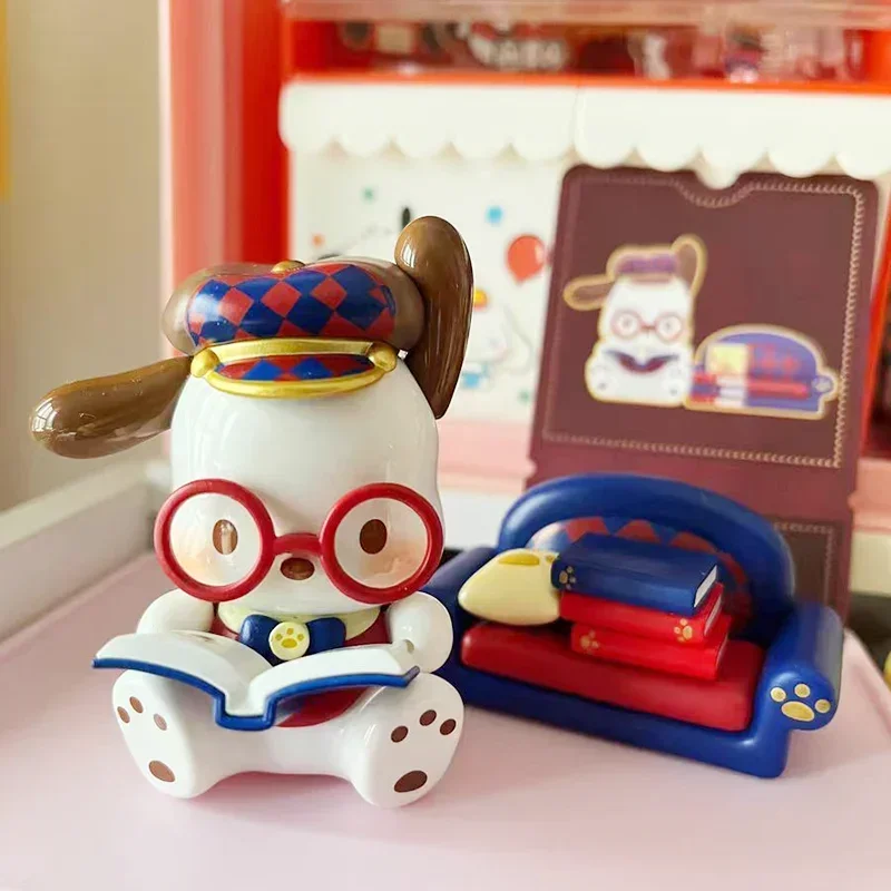 

Pachacco временной Поезд серии глухая коробка аниме Sanrioed фигурка счастливая таинственная коробка модель игрушки коллекция милые украшения подарок для детей