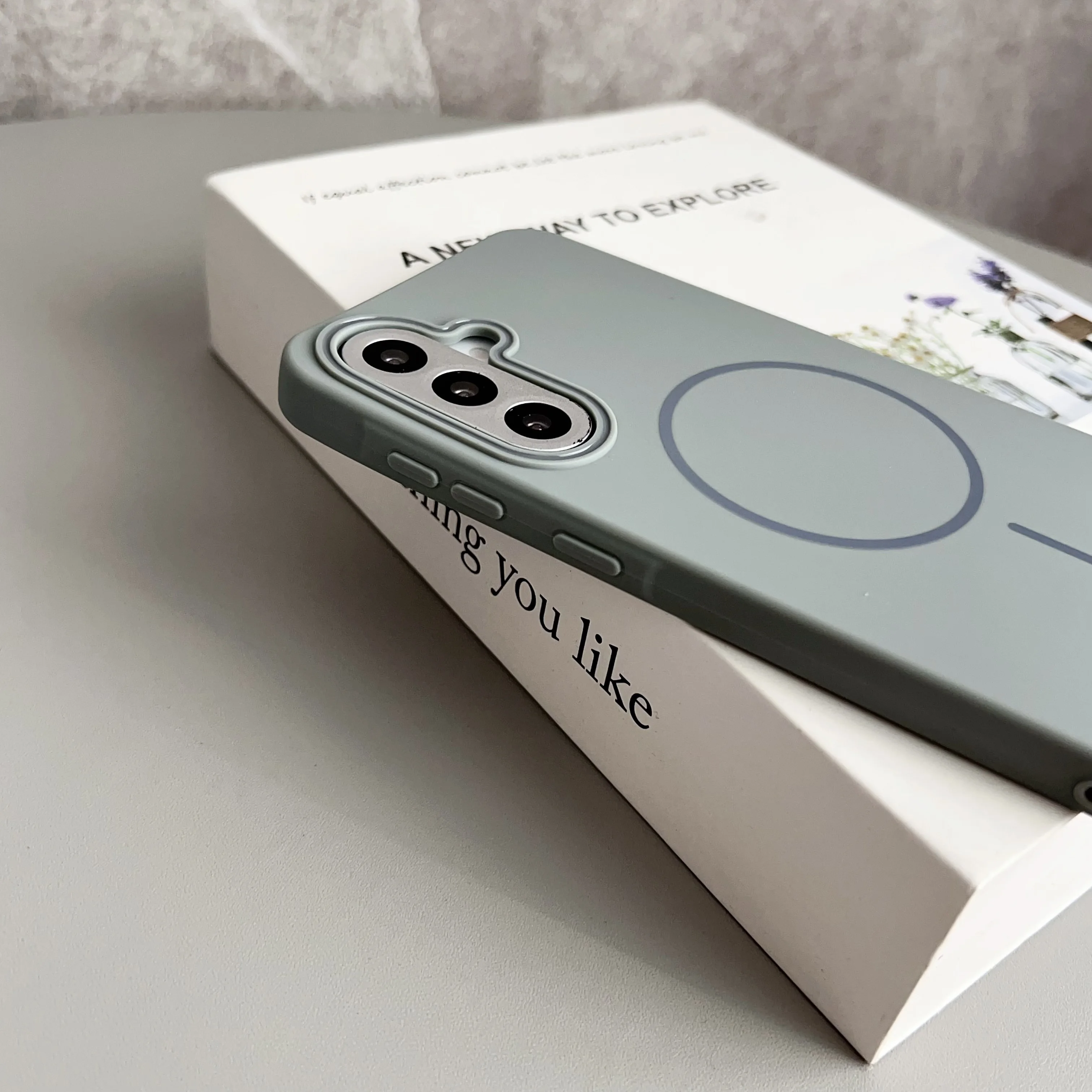 Matte Skin Magnetic Protective Phone Case