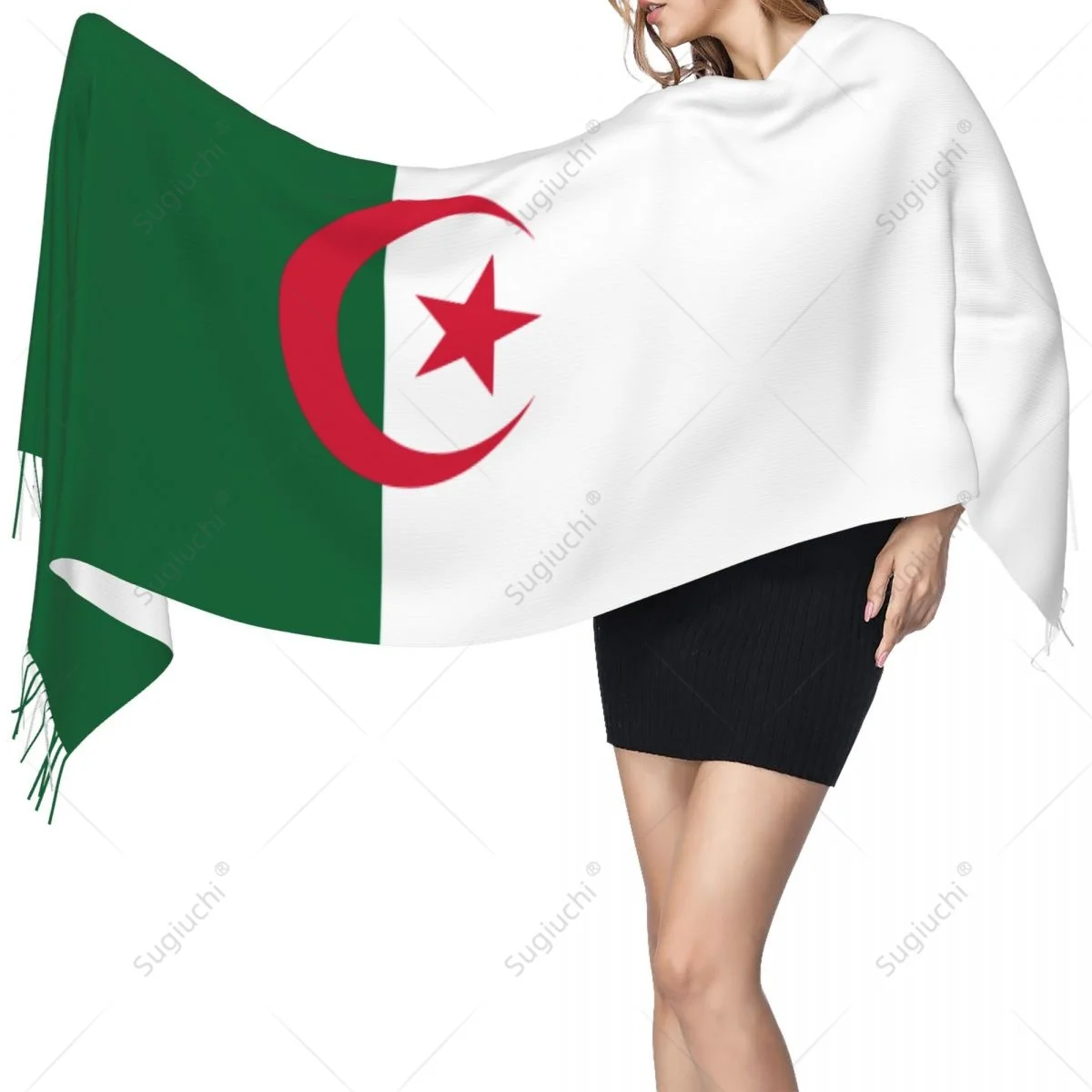 

Алжирская оригинальная Пашмина, теплая, оригинальная, многофункциональная, унисекс, весна-зима