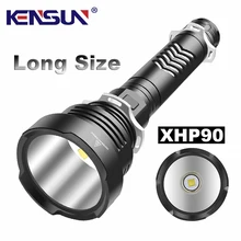 

XHP90 High Power Led Flashlights Type-C Usb Rechargeable Output Function Powerful Lantern Aluminum Alloy 5 Lighting Modes Torch