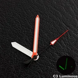 Green C3 Luminous 12.5mm Watch Hands - Premium Watch Accessories and Parts (53 red)