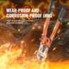 VEVOR Bolt Cutter 8in/14in/18in/24in Lock Cutter Bi-Material Handle with Soft Rubber Grip Chrome Molybdenum Alloy Steel Blade 3
