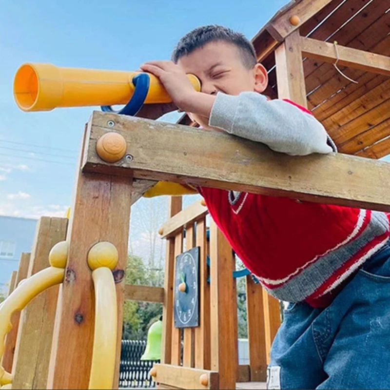 Outdoor Play Playsets Pirate Telescope for Kids Imaginative Playgrounds Adventure KXRE