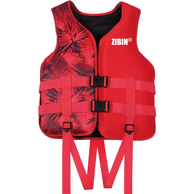 Oulylan Neoprene Life Jacket for Adult Children New Water Sport Buoyancy Jacket Life Vest Swimming Boating Skiing Driving Vest