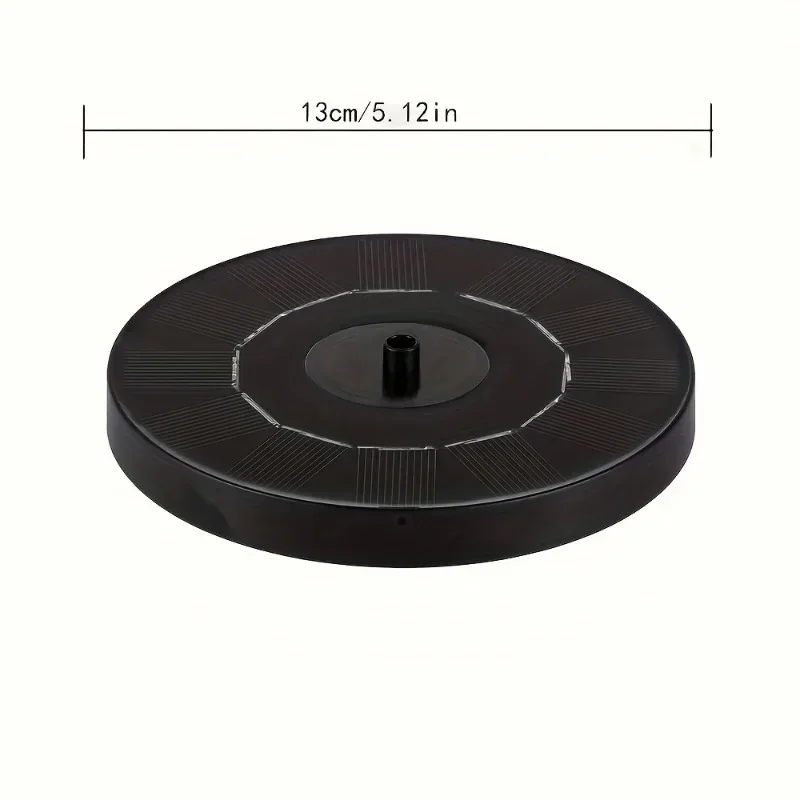 최고급 13CM 태양광 부유식 분수 펌프, 정원 연못 수영장 장 야외 물 부유식 분수