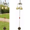 3 Bells Copper Wind Chimes For Outdoor Living Yard Garden Decoration Hanging Windchimes Craft Gifts 48cm Carillon De Jardin 3