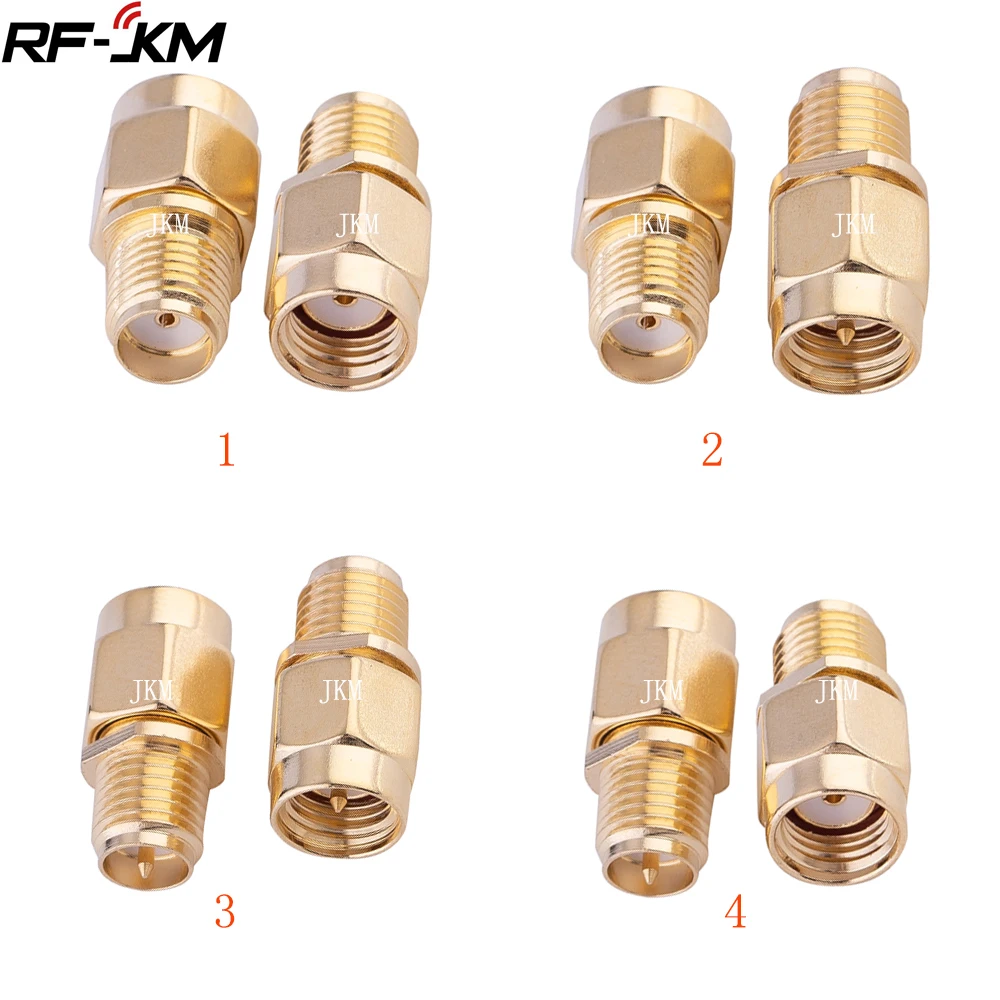 Connecteur coaxial SMA BNC UHF vers SMA MCX MMCX BNC TNC UHF SO239 PL259 N F Type SMB RF, 4 pièces