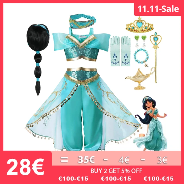 Disfraz infantil princesa Jasmine, Aladdín, Disney Store