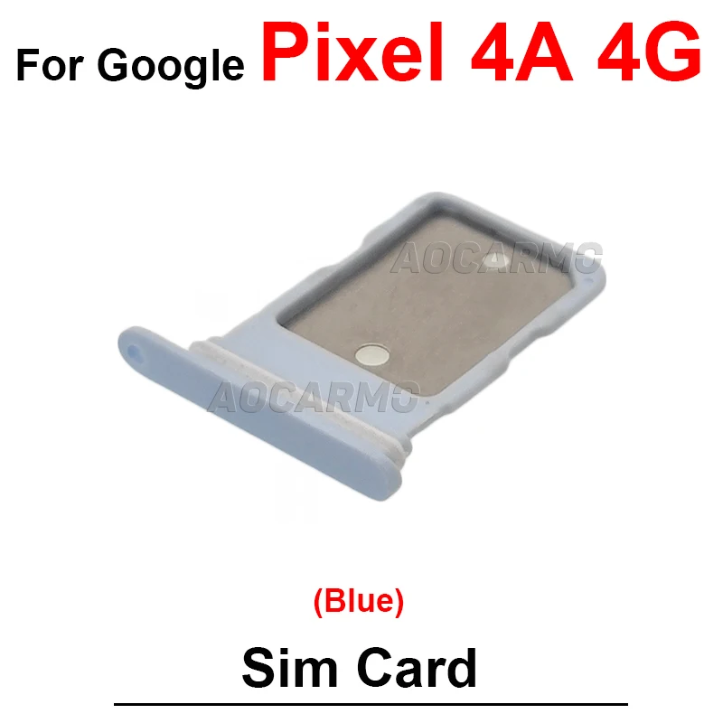 Для Google Pixel 4 4A 4G 3 3A XL 3XL 4XL слот для SIM-карты слот для Sim-карты лоток держатель Ремонт Запасные части (art.: 3920bdcb4b070) - 3920bdcb4b070