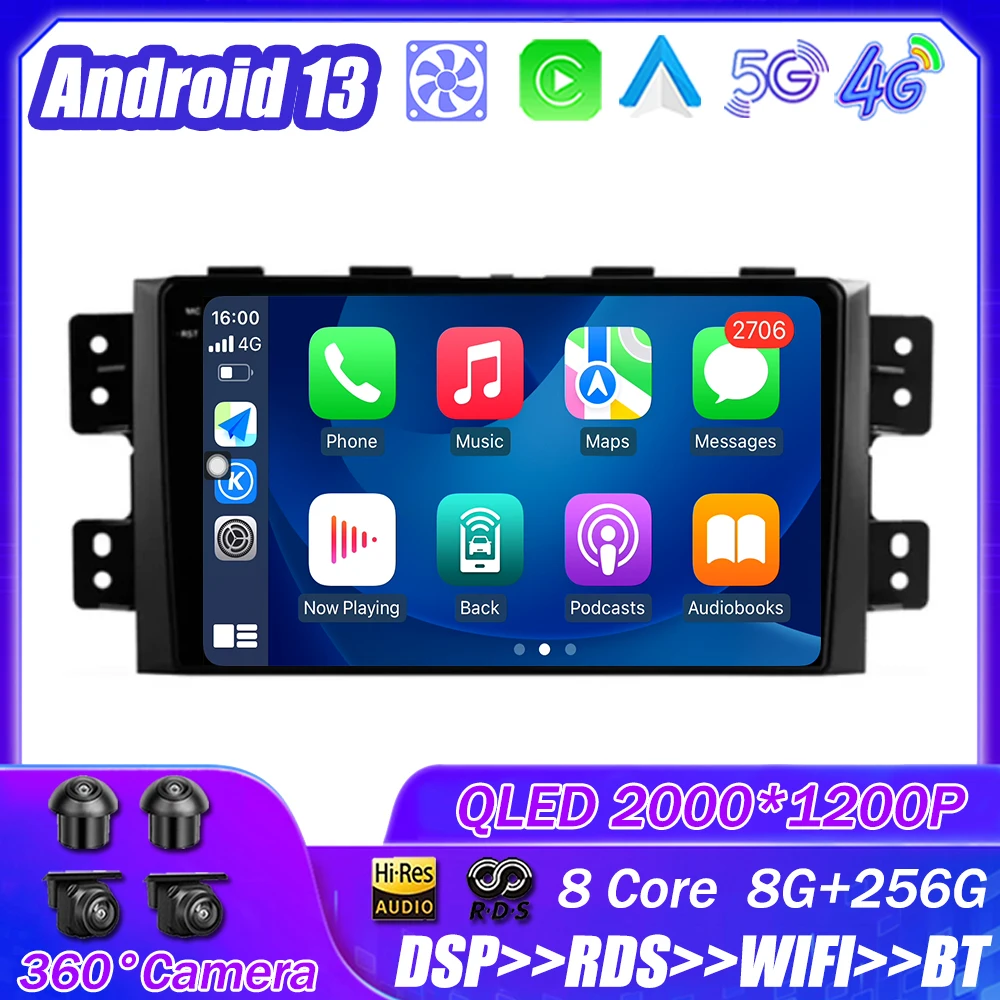 

Android 13 для Kia mohas 2008 - 2016 Borrego 2008 - 2011 автомобильное радио, мультимедийный плеер, навигация, стерео, GPS, автомобильное головное устройство 2Din