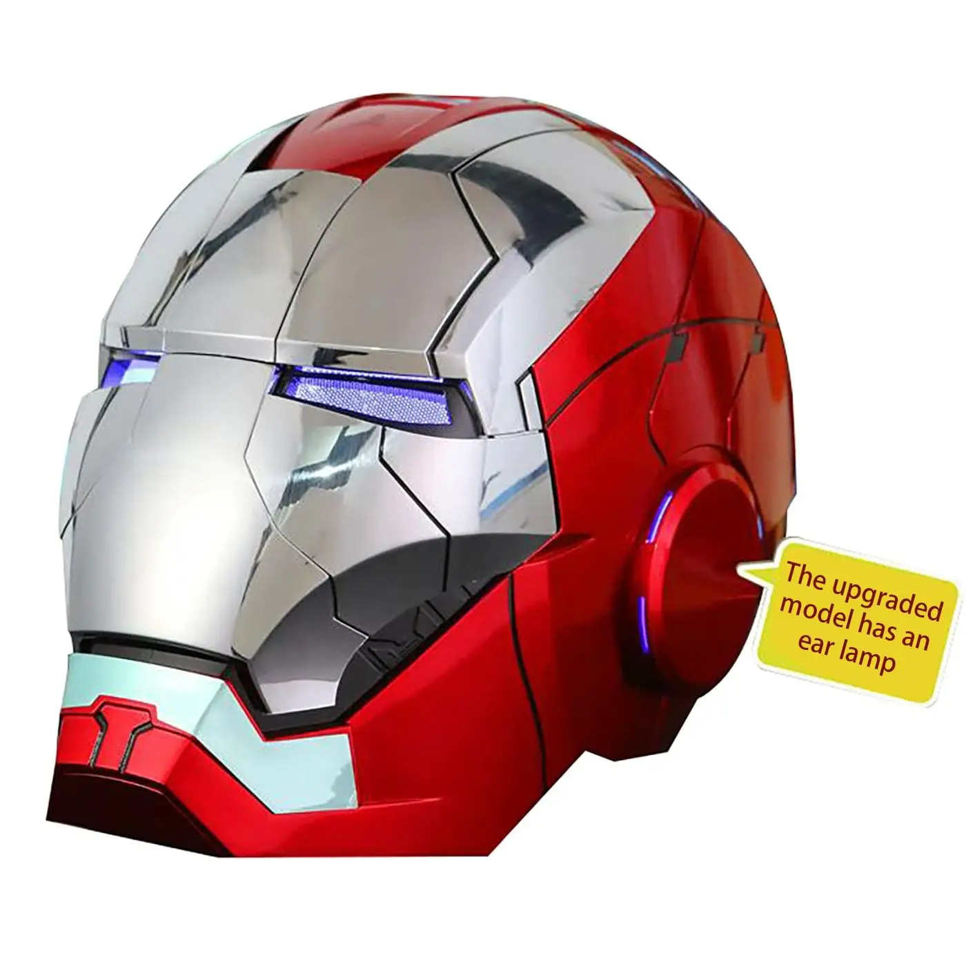 Casco de Iron Man Mark 5, casco MK5 de Ironman con sonidos 1:1, tamaño  real, réplica de accesorios de película para Cosplay -  España
