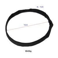 Stainless Steel Scuba Diving Tank Cylinder Stage Bottle Rigging Sidemount Strap For 6L/12L Tank Elastic Decompression Bottle Gas 2