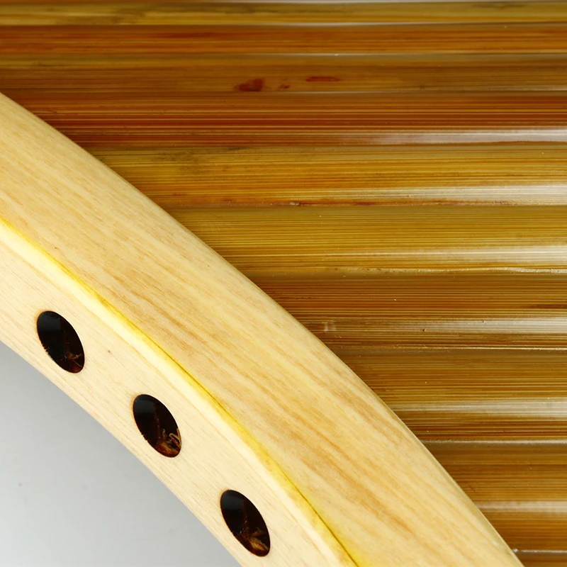 Pan Flute C/F/G Key Pan Flute 25/22/18/15/10 Pipes Musical Instrument Light Brown Woodwind Handmade