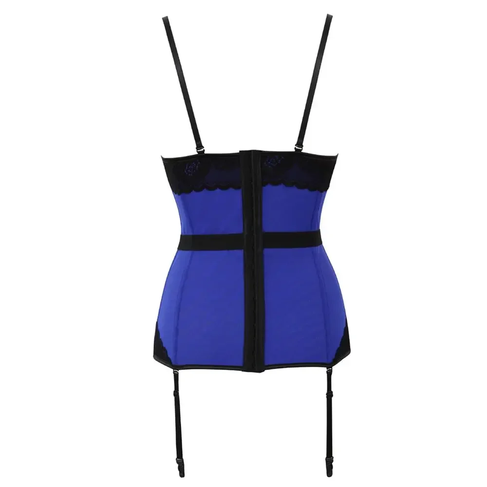 Medieval Corset Padded Cups Corselet Punk Underwired Suspender Straps Bustier Carnival Party Clubwear Valentine’s Day Corsets