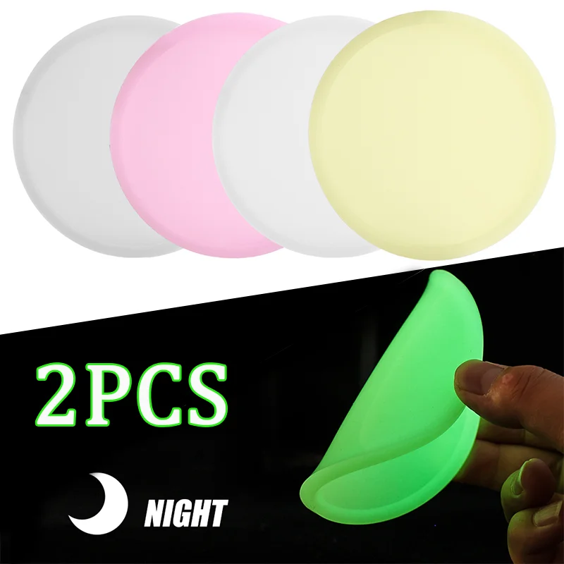 

Car Water Cup Mat Car Round Glow-in-the-dark Silicone Coasters Luminous Pad Anti Slide Interior Decoration Car Styling Accessory