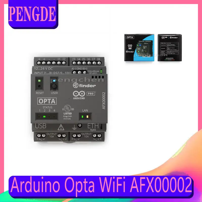

Arduino Opta WiFi AFX00002 микро программируемый PLC STM32H747XI двухъядерный