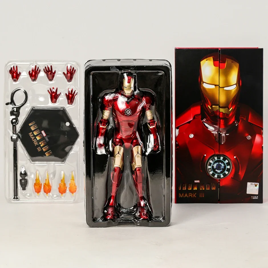 ZD Toys Iron Man Mark MK 1-7 17 21 42 43 45 46 85 Tony Stark