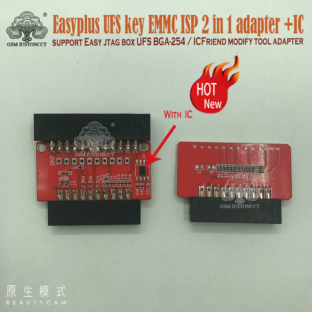 

Адаптер Easyplus UFS Key EMMC ISP 2in1adapter с поддержкой IC