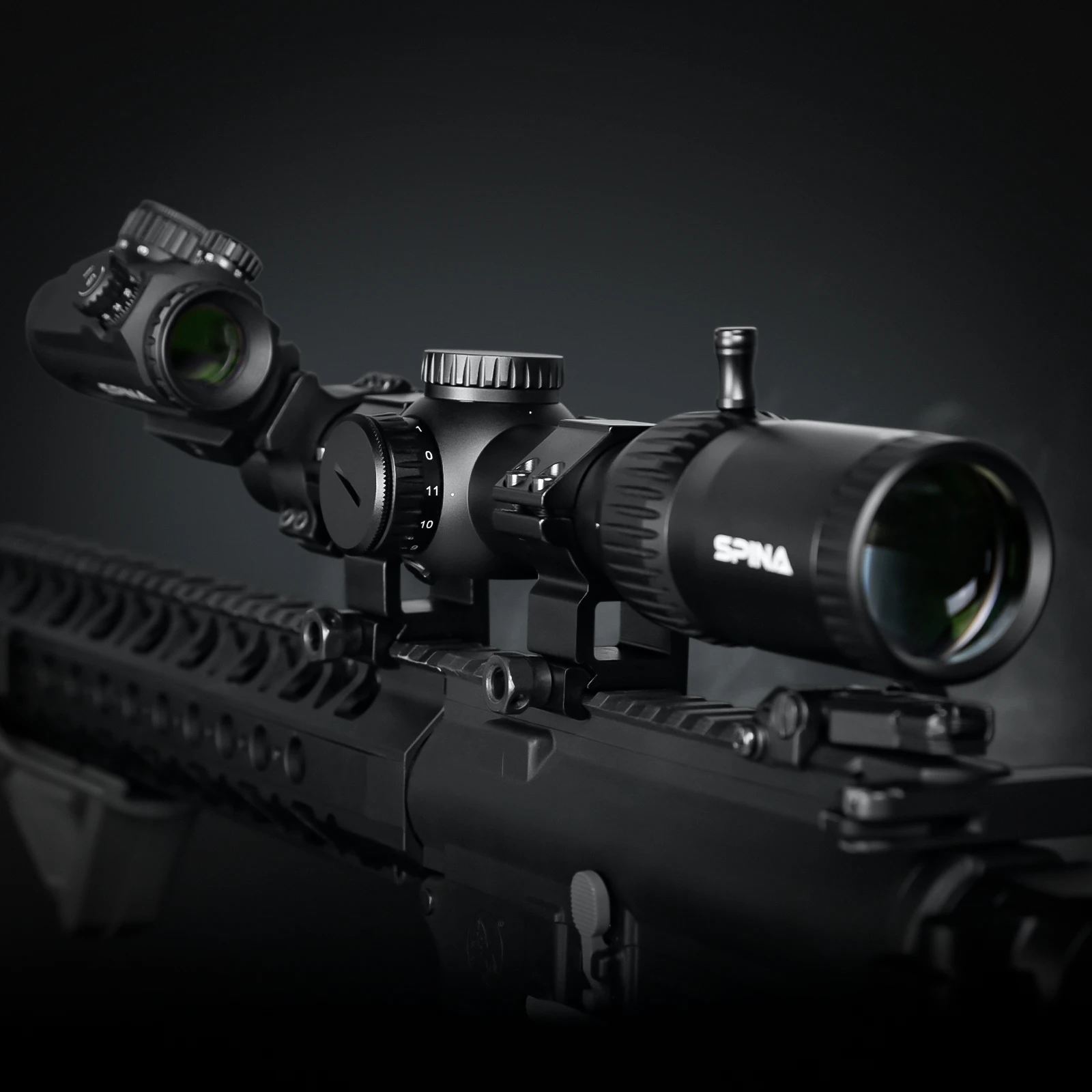 SPINA OPTICS HD 1x20 Red Dot Sight External adj QD Mount Quick Shooting Red Dot Sight Real Firearms Fit AR15 CBQ.556.308.223