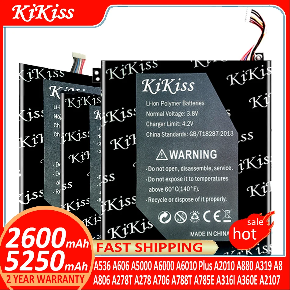 Аккумулятор KiKiss для Lenovo A536 A606 A5000 A6000 A6010 Plus A2010 A880 A319 A8 A806 A278T A278 A706 A788T A785E A316I A360E A2107 |