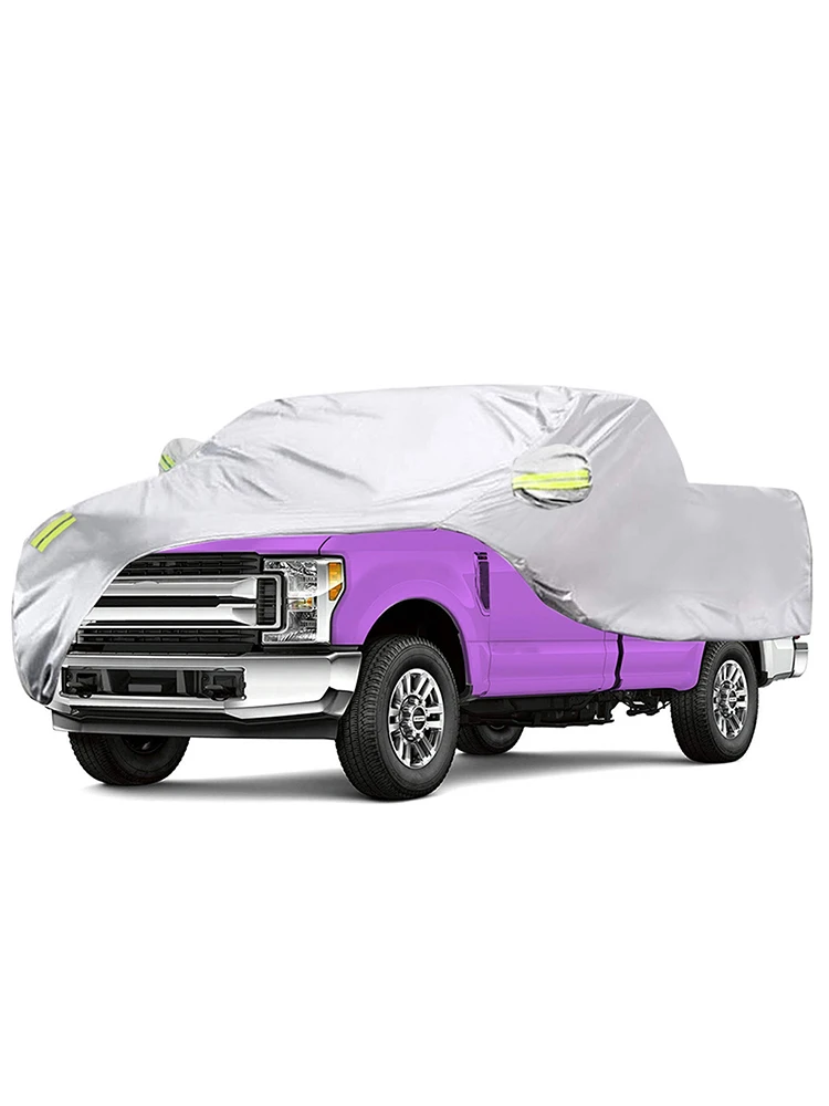 Truck Cover All Season Car Cover for Pickup Truck Against Dust Debris Windproof UV Protection 170T for Ford Raptor F150 F250 GMC 2