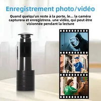Caméra WiFi HD 3MP pour judas vidéo 170° °   Visiophone sans fil grand angle avec détection humaine et audio bidirectionnel TUYA 5