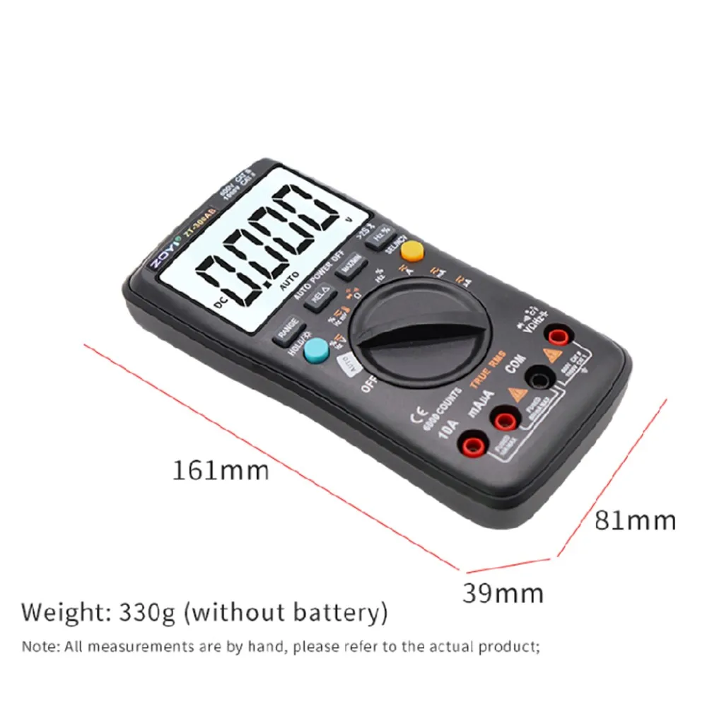 Bluetooth Digital Multimeter Wireless Ammeter Voltmeter Capacitor Tester