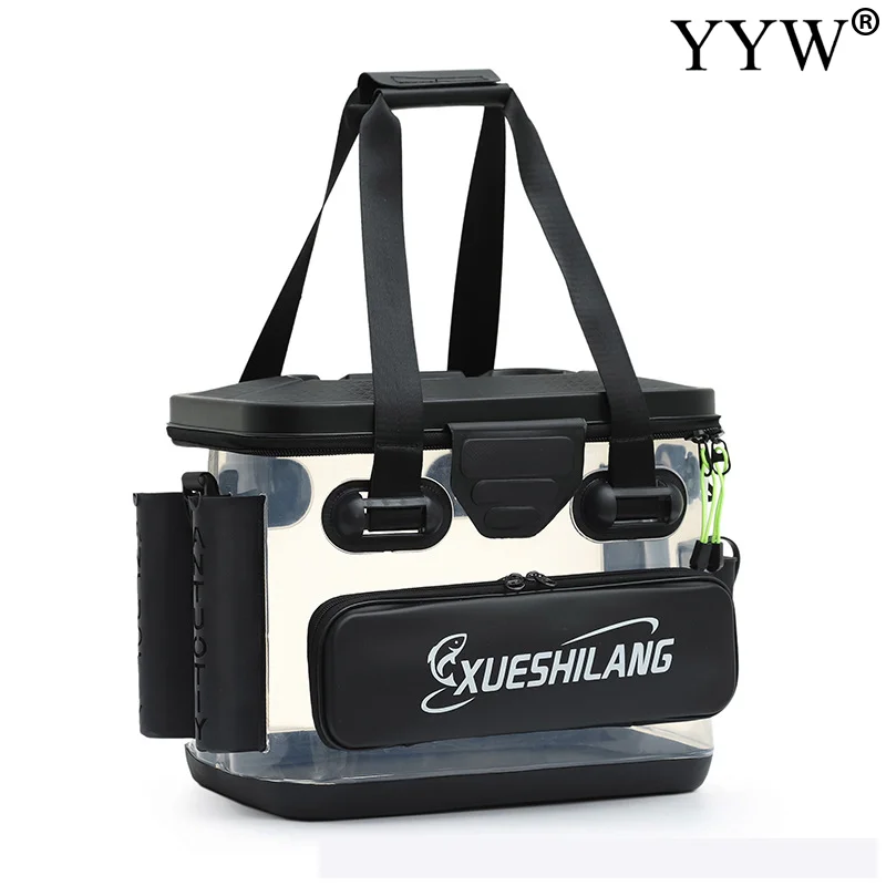 

Fishing bucket Portable EVA Fishing Bag Collapsible Live Fish Box Camping Water Container Pan Basin Tackle Storage Bag