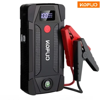KOPUO Avviamento di emergenza per auto Accumulatori e caricabatterie di riserva Avviamento batteria per auto 600A 12V Dispositivo di avviamento automatico per buster booster batteria automatica