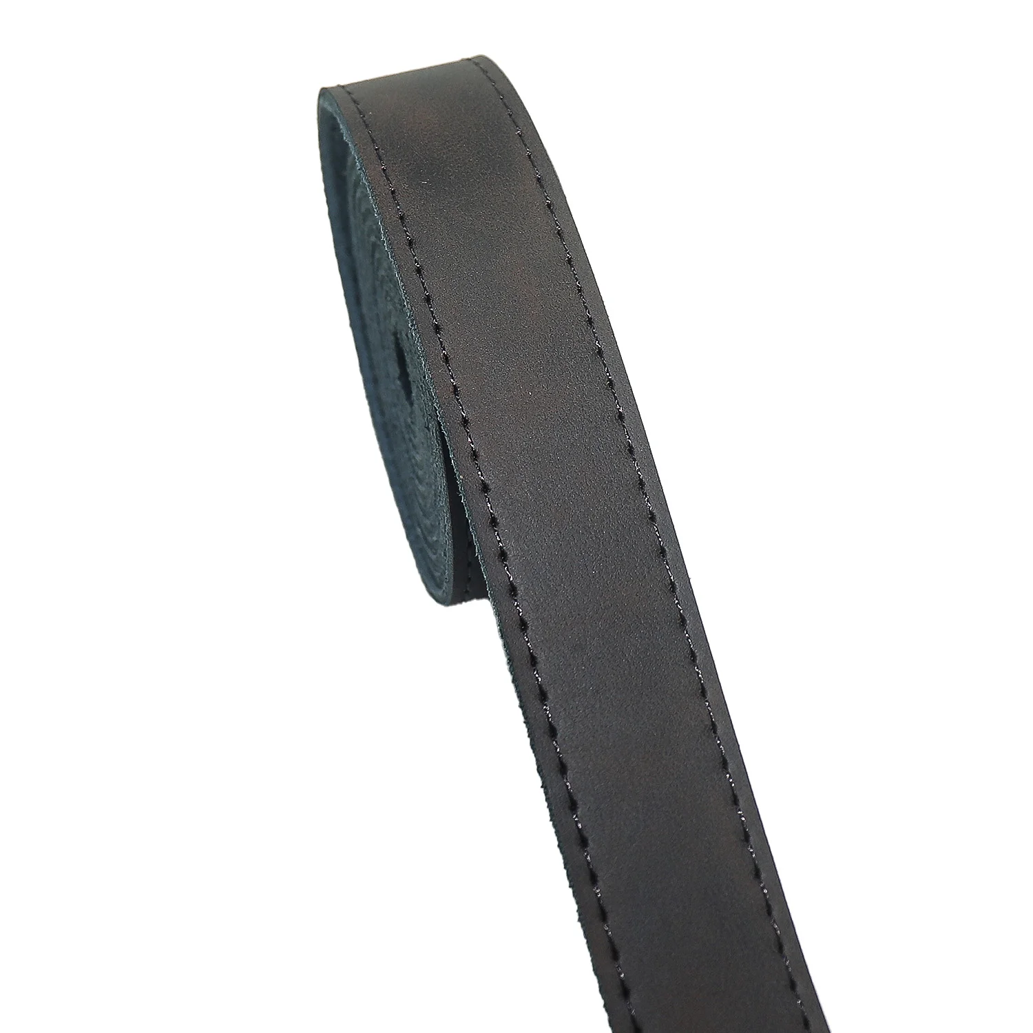 Premium Distressed Crazy Horse Leather Strap with Sutures - Thickened Version