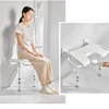 Elderly and Pregnant Women's Bathroom Chair Shower Stool, Foldable Double Armrest Toilet Seat Disabled, Non Slip Commode Stools 1