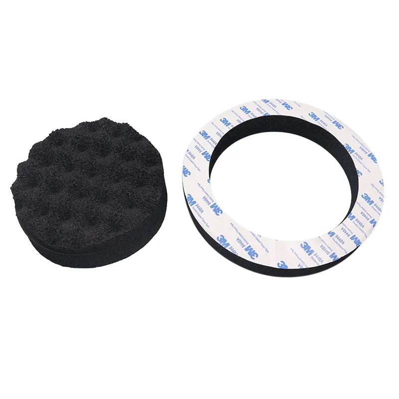 3M Adhesive 6.5 inch Car Horn Soundproof Sponge Ring Foam Sealing Self-adhesive Pad Car Interior Audio Supplies
