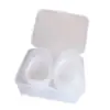 2 Pieces Silicone Eye Wash Cups Soft Resuable Portable Eye Flush Cleaning Cups 3