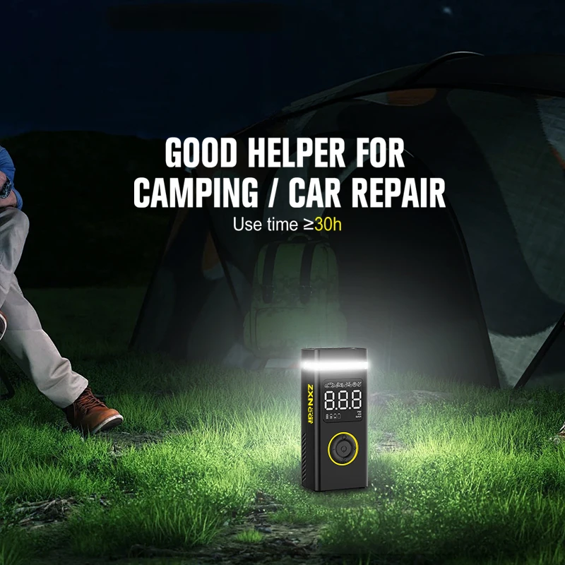 Rechargeable Air Pump Tire Inflator Portable Compressor Digital Cordless For Motocycle Bicycle Balls portable air compressor