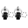 2pcs Floor Jack Caster Wheels Replacement Floor Jack Wheels Metal Jack Wheel for 2 Ton Jack 2