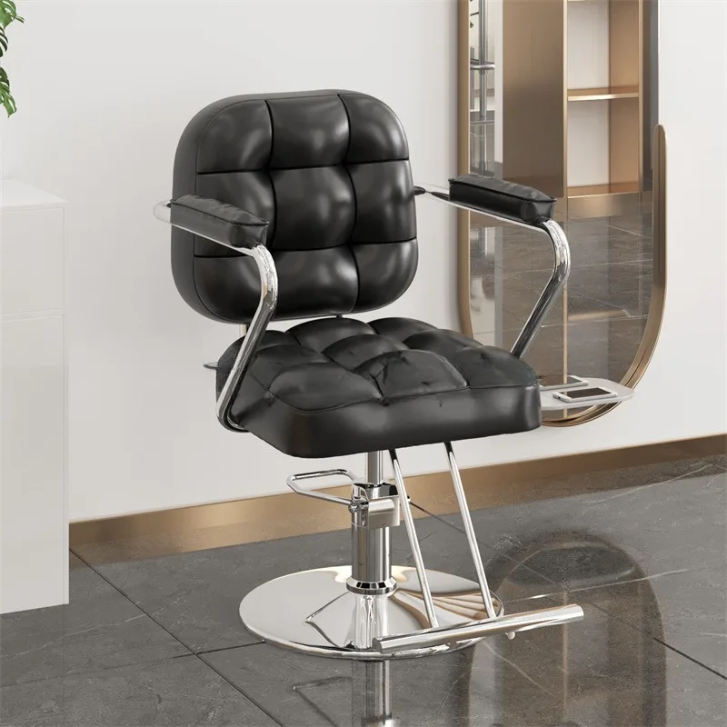 Cosmetic Lash Hairdressing Barber Chairs Pedicure Spinning Recliner Barber Chairs Ergonomic Friseurstuhl Salon Furniture YQ50BC