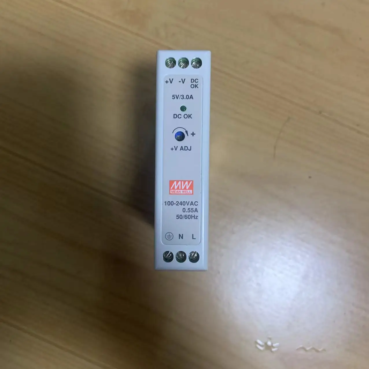 MEAN WELL MDR-20 시리즈 MDR-20-5 MDR-20-12 MDR-20-15 MDR-20-24 레일 타입 스위칭 전원 공급 장치, 얇은 플라스틱, 20W, 5V, 12V, 15V, 24V