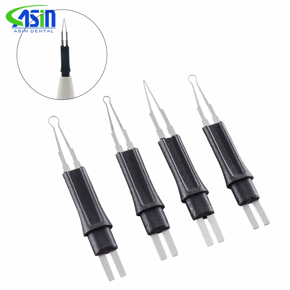 4 Stück/Packung Zahnärztliche Guttapercha-Heizschneidspitzen Endodontische Heiz- und Schneidspitzen