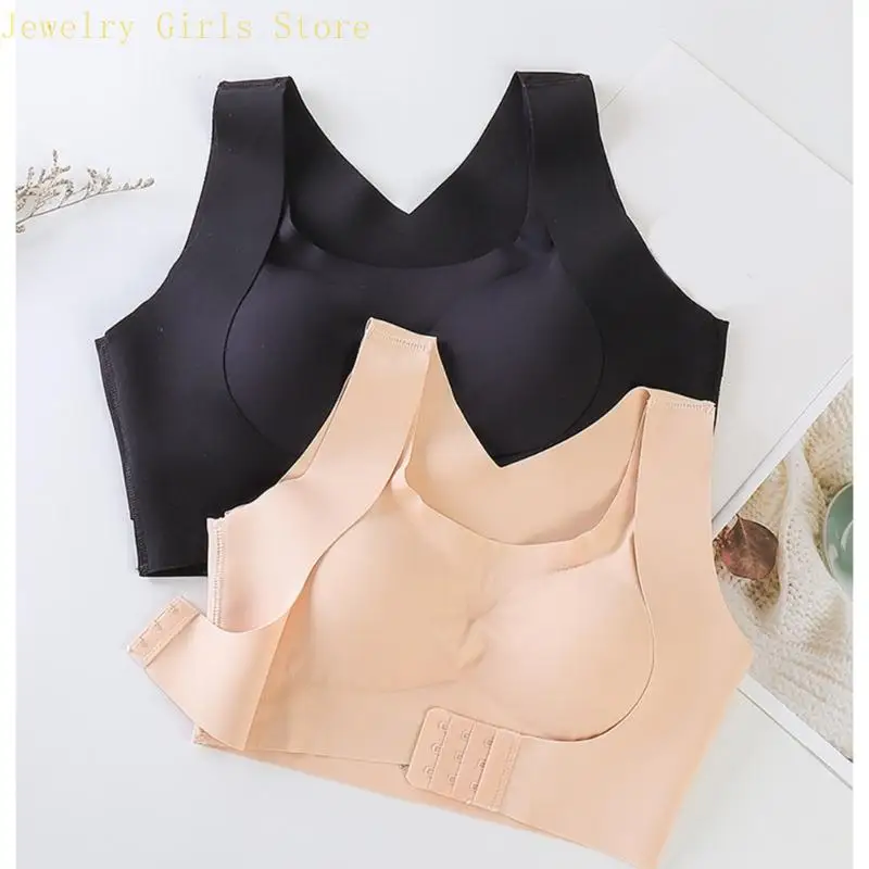 E56F Reggiseno da donna con chiusura frontale da indossare ogni giorno con leggero supporto levigante - immagine 5