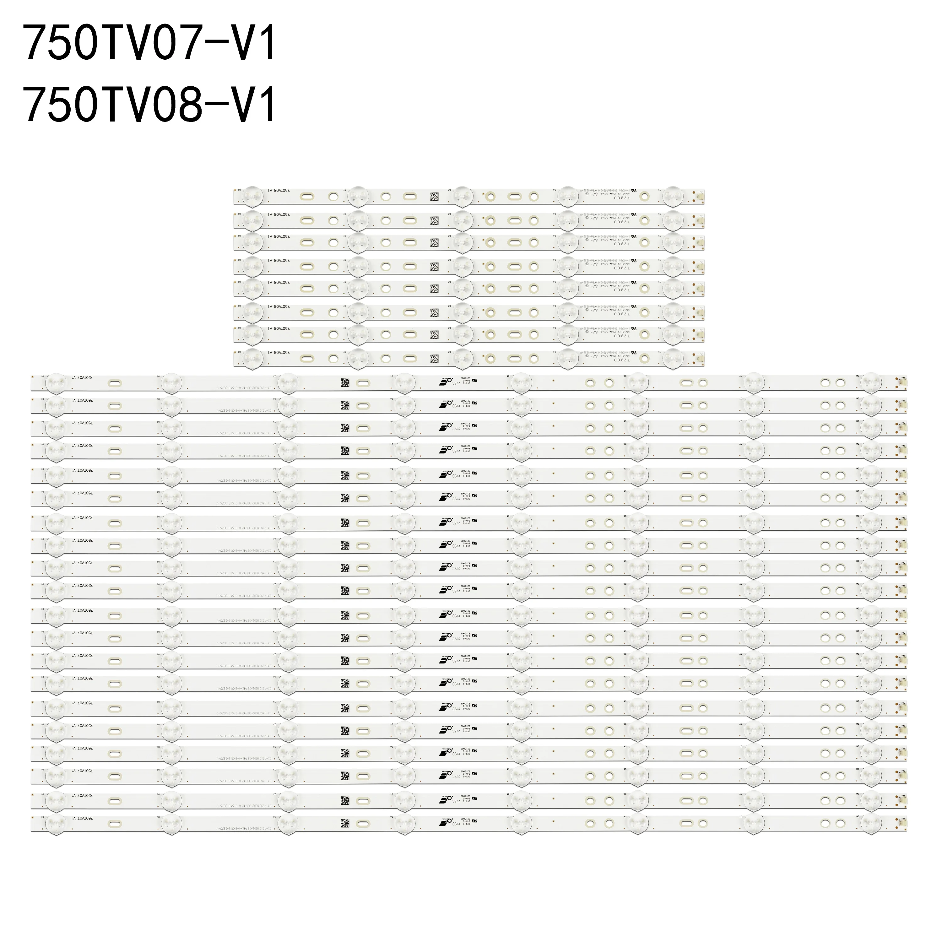 28pcs/Kit LED Strips for SONY 75 TV