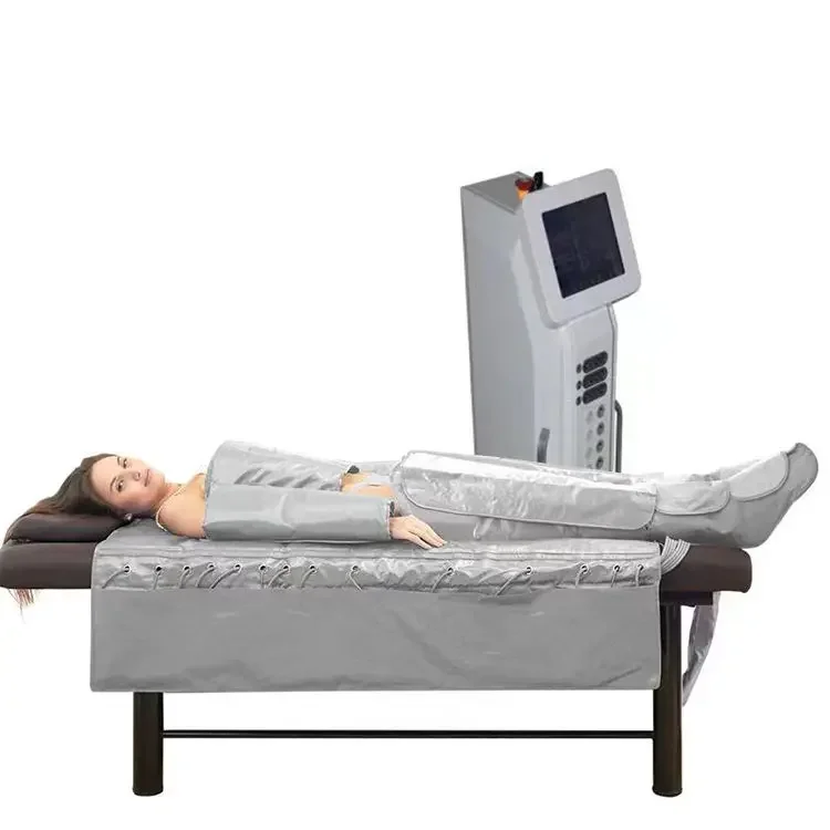 3 In 1 Pressotherapy Infr Lymphatic Drainage Massage Presoterapia Machine With EMS Heating Body Massage Sauna Blanket