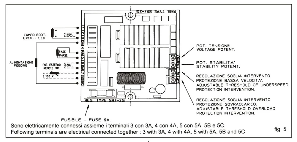 AUTOMATISCHER SPANNUNGSREGLER AVR SR7 - MDM parts