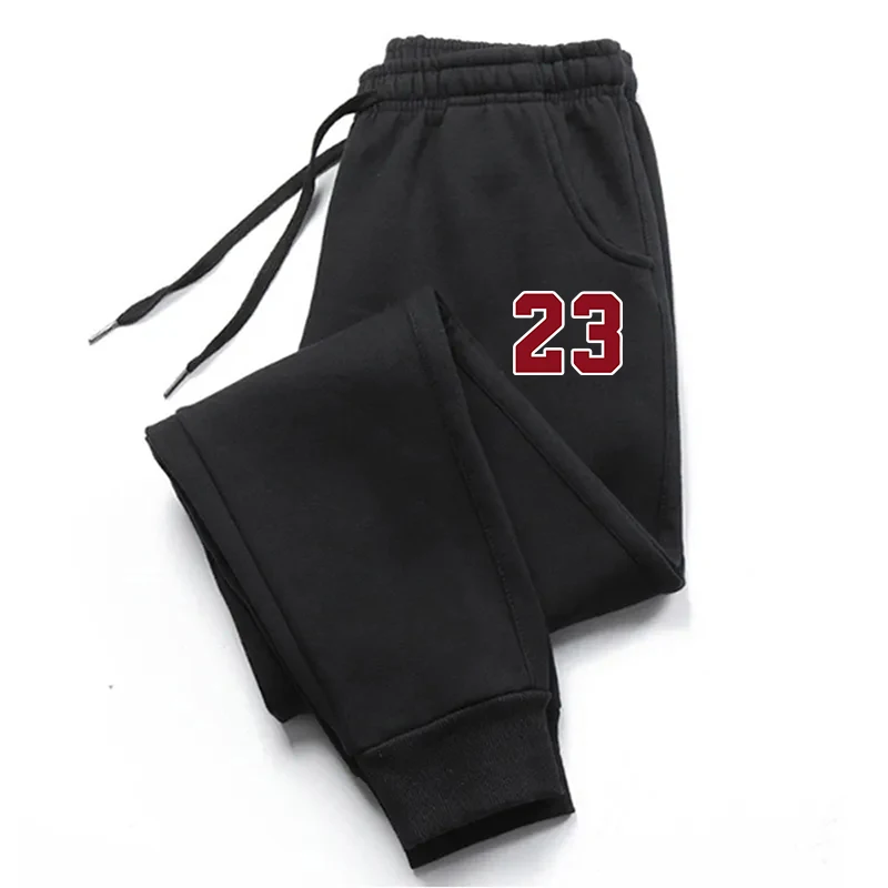 Men's Luxury Printed Sports Pants Warm Jogging Pants Multi-Pack Outdoor Straight Pants Autumn and Winter New 2