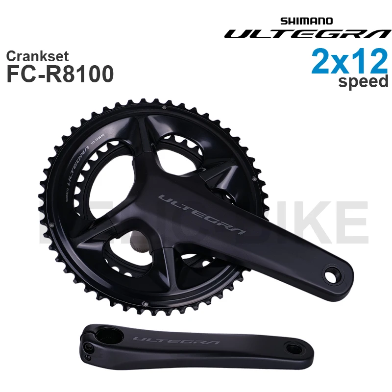 SHIMANO ULTEGRA Crankset, Crankset FC-R8100, 50-34T, 52-36T