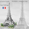Paris Eiffel Tower Building Blocks Toys Tabletop Decorations High Difficulty Puzzle Assembly and Construction of CHILDREN'S 3