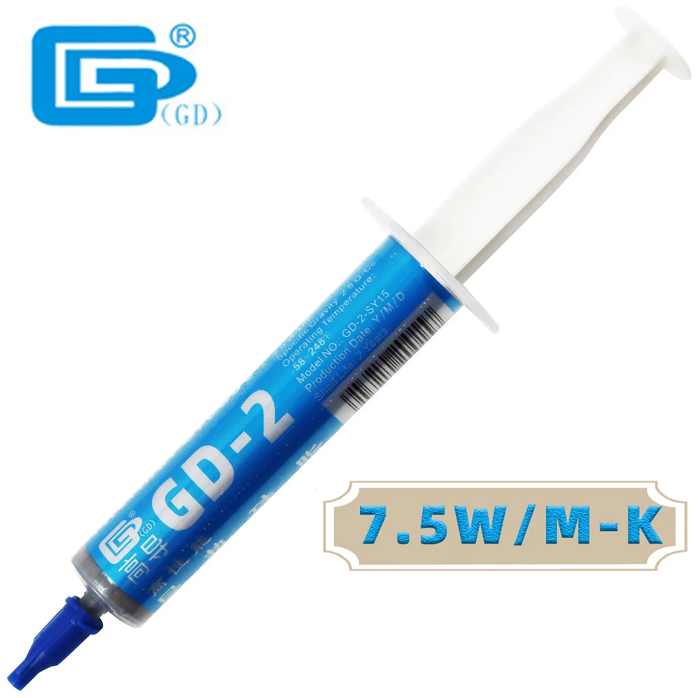 

GD-2 7g/15g/30g Thermal Compound Conductive Grease GD900 Silicone Paste Heat Sink Processor CPU GPU Cooler Cooling Fan Plaster